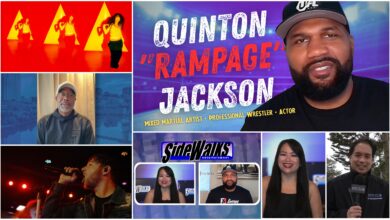 Collage of scenes and performers appearing in the episode