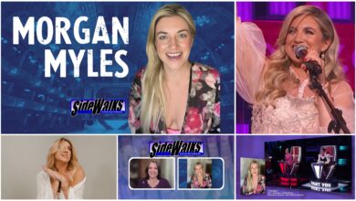 Collage of scenes and performers appearing in the episode