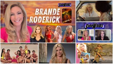 Collage of scenes and performers appearing in the episode