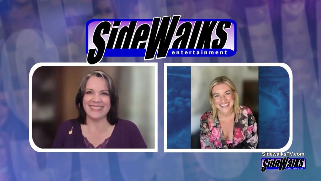 Host Cindy Rhodes talks to Morgan Myles in a two box.