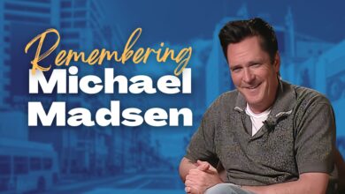 Michael Madsen with RIP graphics