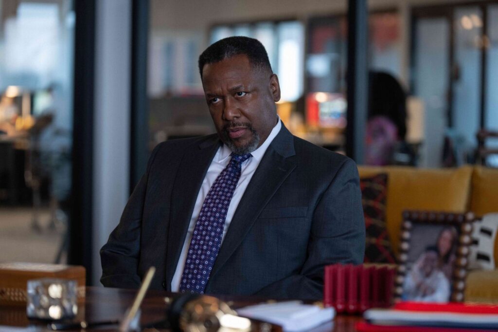 Wendell Pierce sitting