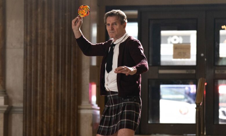 Liam Neeson in action