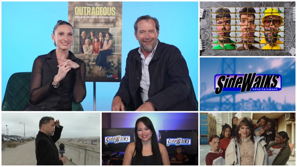 Collage of scenes and performers appearing in the episode