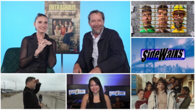 Collage of scenes and performers appearing in the episode