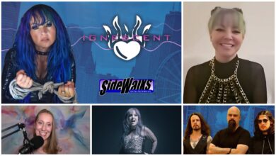 Collage of scenes and performers appearing in the episode