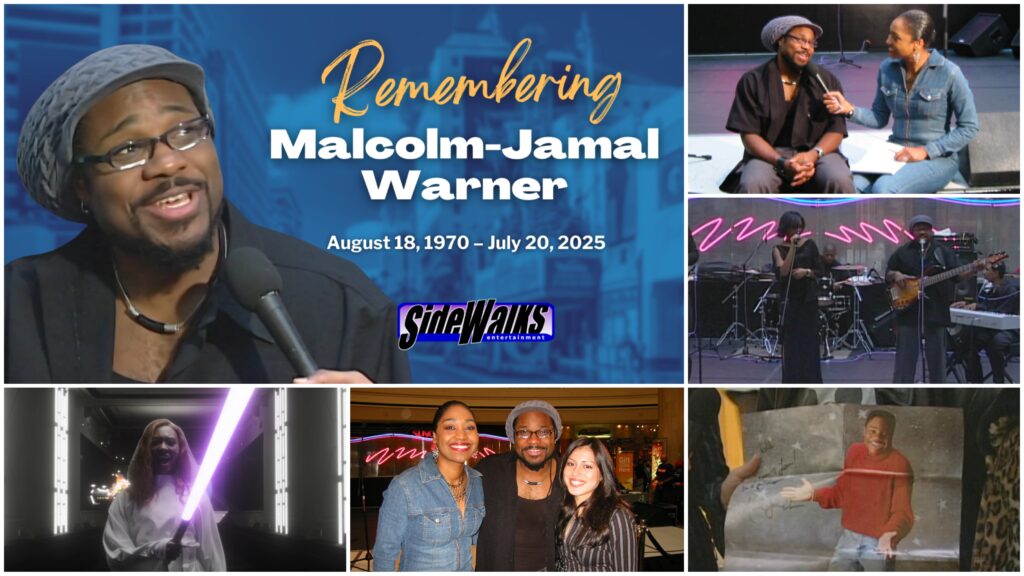 Collage of scenes and performers appearing in the episode