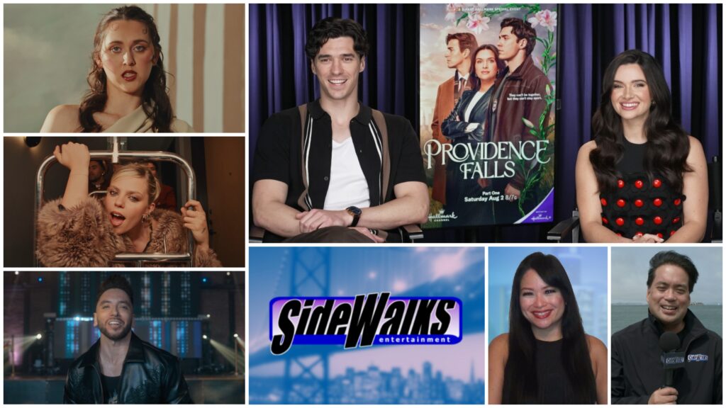 Collage of scenes and performers appearing in the episode