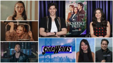 Collage of scenes and performers appearing in the episode