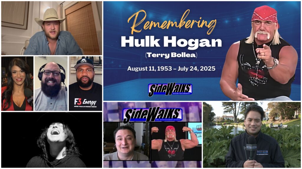 Collage of scenes and performers appearing in the episode