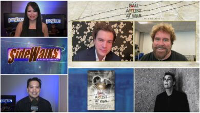 Collage of scenes and performers appearing in the episode