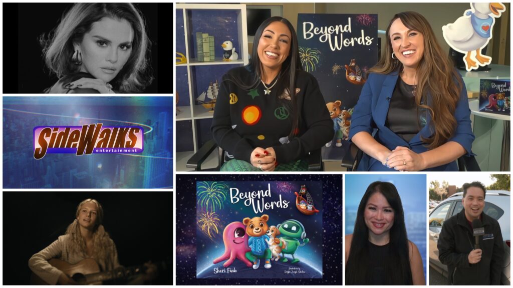 Collage of scenes and performers appearing in the episode