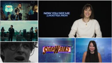 Collage of scenes and performers appearing in the episode