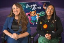 Sheri Fink and Kellie Gerardi with the book in the background