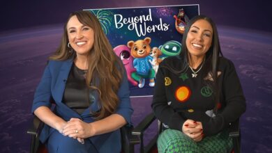 Sheri Fink and Kellie Gerardi with the book in the background