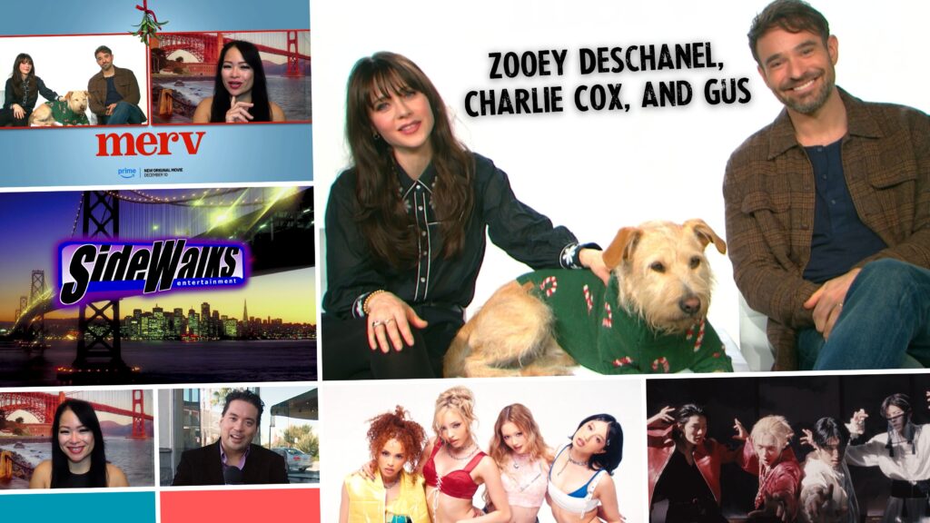 Collage of scenes and performers appearing in the episode