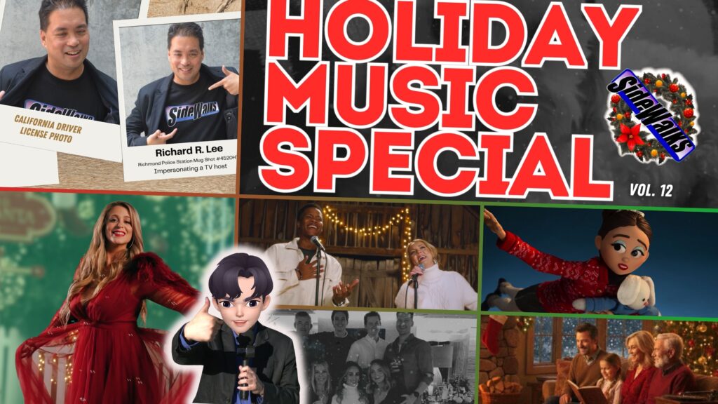 Collage of scenes and performers appearing in the episode