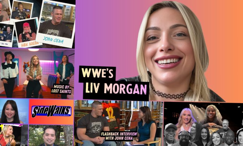 Collage of scenes and performers appearing in the episode