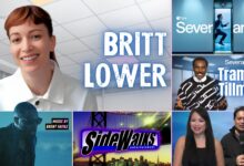 Collage of scenes and performers appearing in the episode