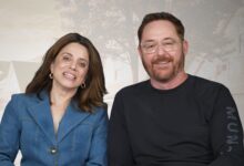 Alanna Ubach and Scott Grimes