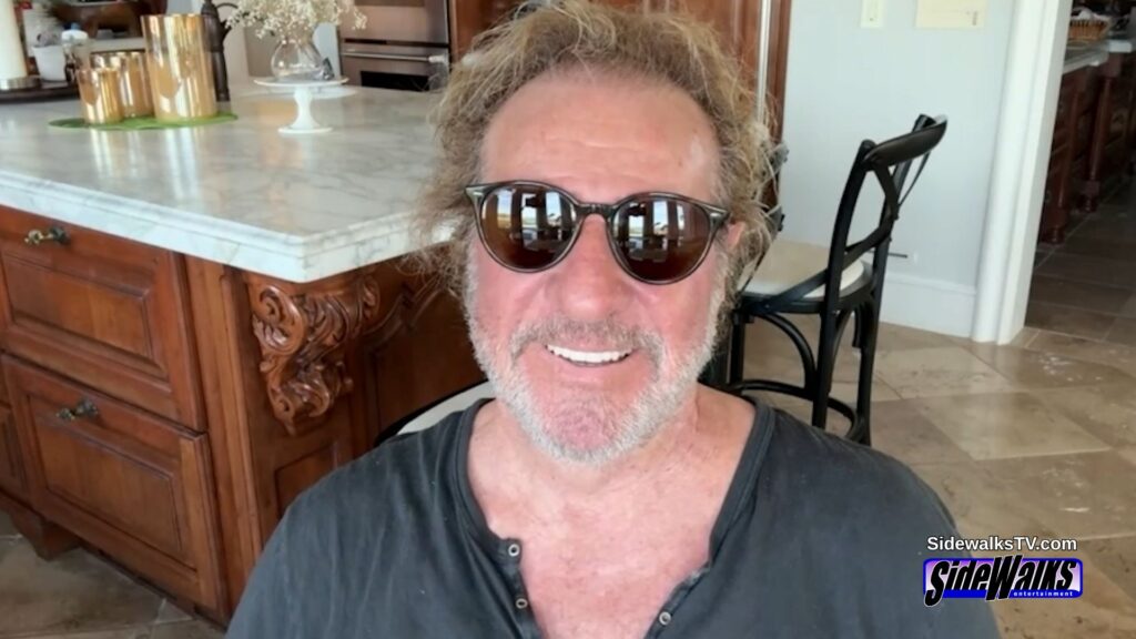 Sammy Hagar smiles