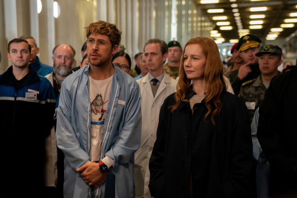 Ryan Gosling and Sandra Hüller in PROJECT HAIL MARY.