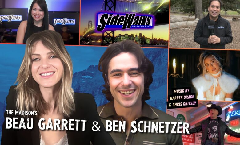 Collage of scenes and performers appearing in the episode