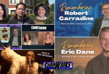 Collage of scenes and performers appearing in the episode