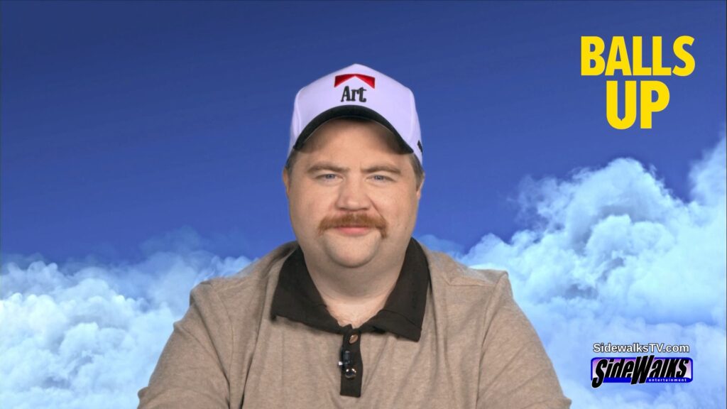 Paul Walter Hauser grins