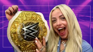 Liv Morgan holding the belt