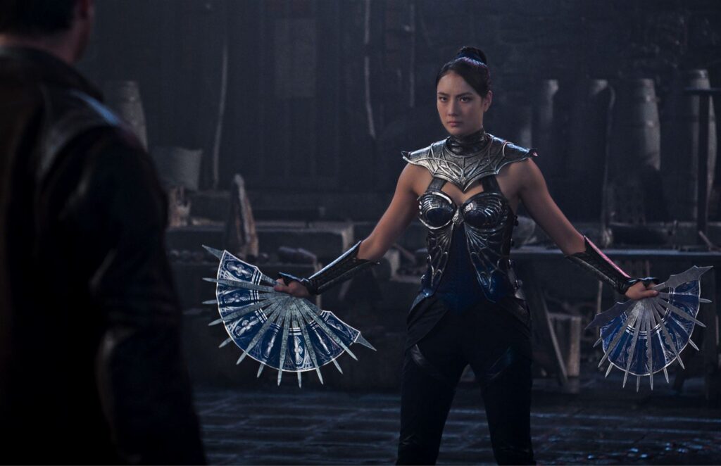 Adeline Rudolph as “Kitana” in a production still.