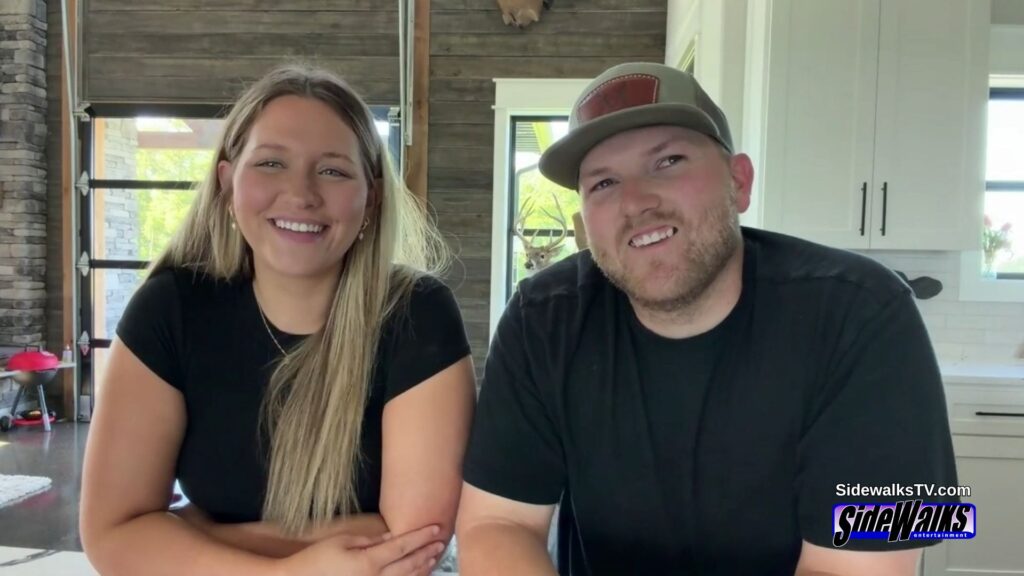 All smiles. Kacie Adkison and Cole McBee.