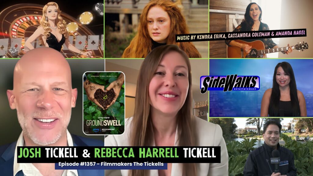 Collage of scenes and performers appearing in the episode