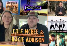 Collage of scenes and performers appearing in the episode,