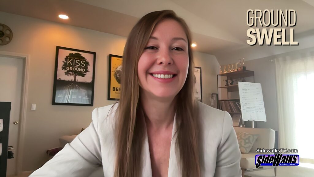 Rebecca Harrell Tickell smiling