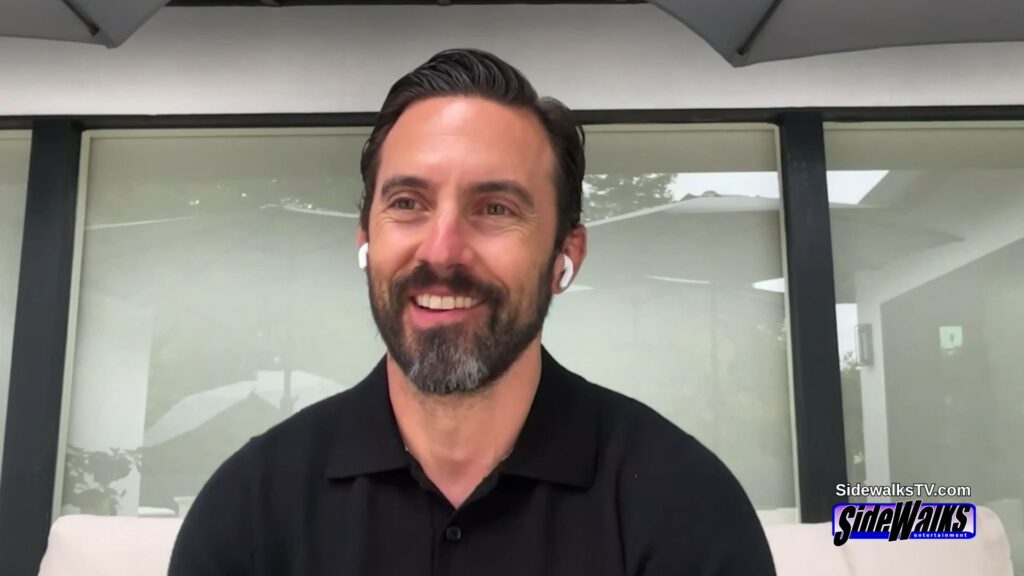 Milo Ventimiglia smiles