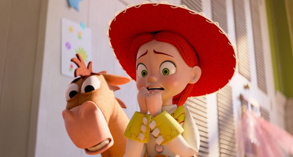 Bullseye and Jessie (voiced by Joan Cusack)