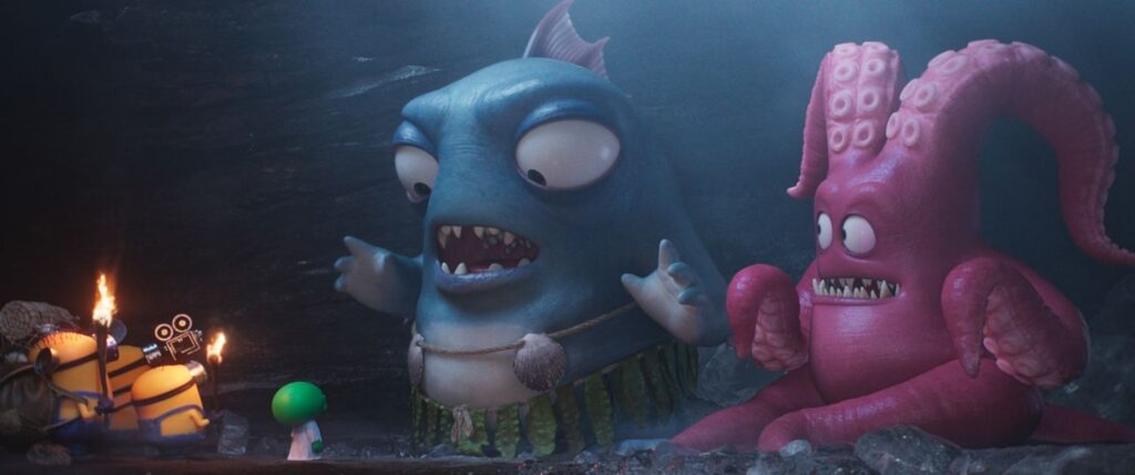 A still from Minions and Monsters