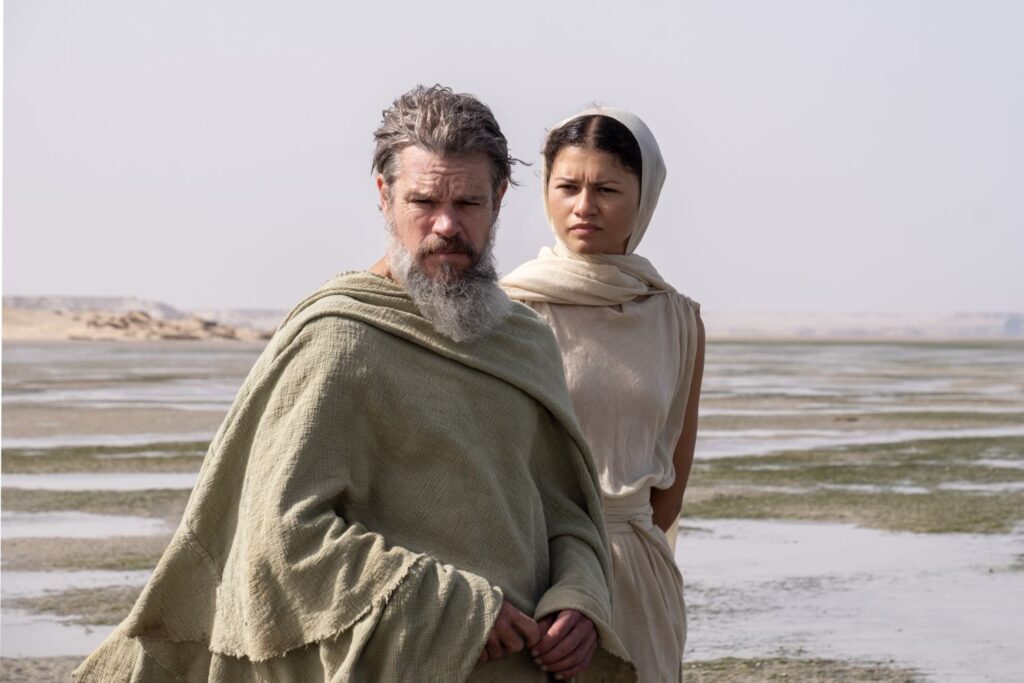 Matt Damon is Odysseus and Zendaya is Athena