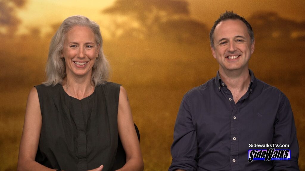 All smiles from filmmakers Sophie Darlington & Simon Blakeney.