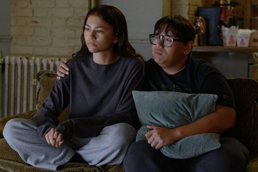 Zendaya and Jacob Batalon