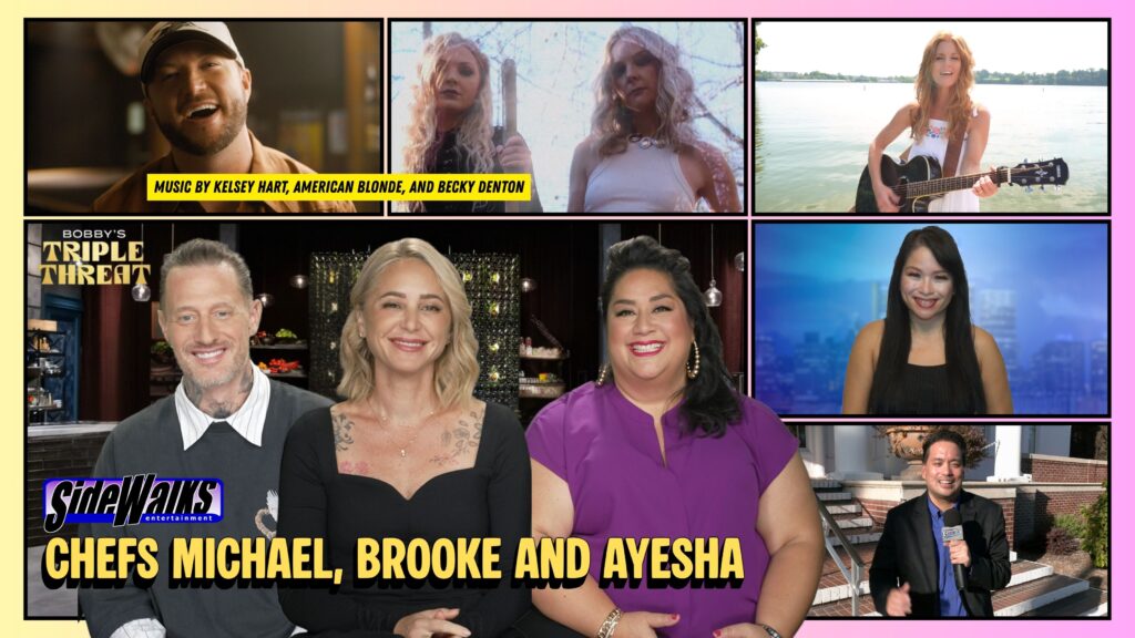 Collage of scenes and performers appearing in the episode,