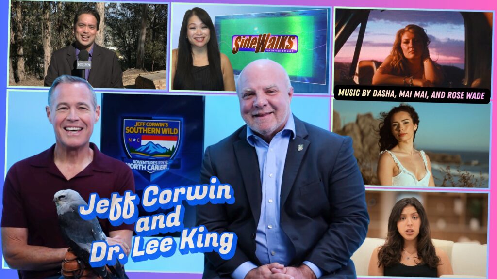 Collage of scenes and performers appearing in the episode