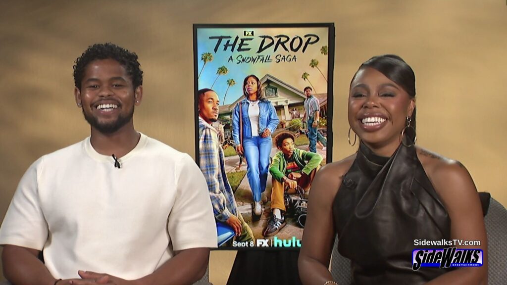 All smiles. Isaiah John and Gail Bean sitting in the studio.