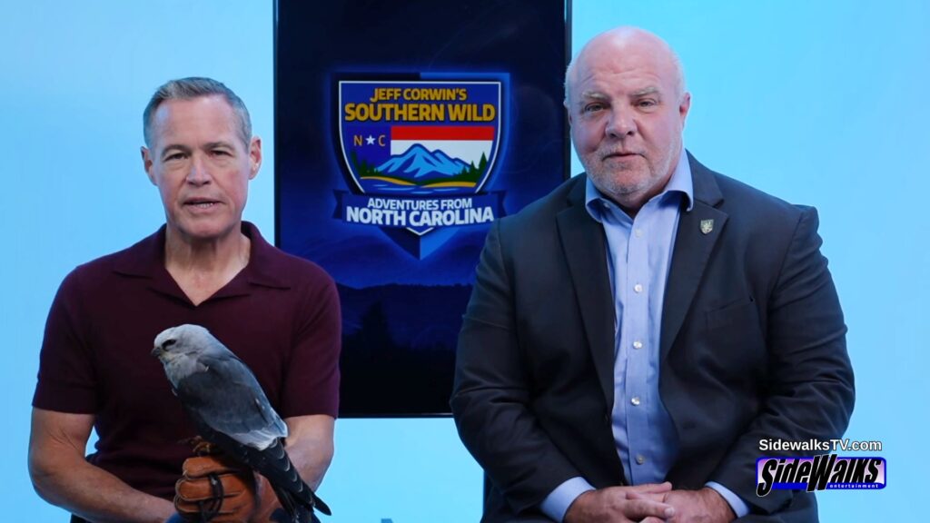 Jeff Corwin and Dr. Lee King listening.