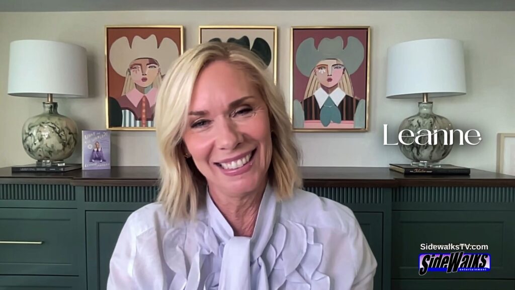 Leanne Morgan smiles with her in an angle