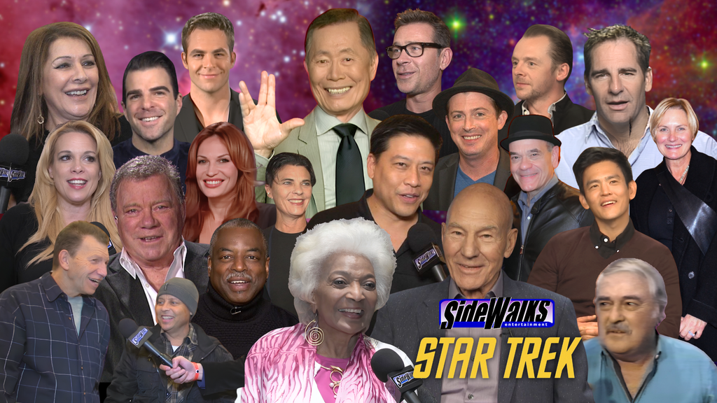 Cast members of the various Star Trek series who appeared on Sidewalks Entertainment