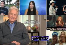 Collage of scenes and performers appearing in the episode