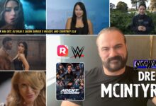 Collage of scenes and performers appearing in the episode