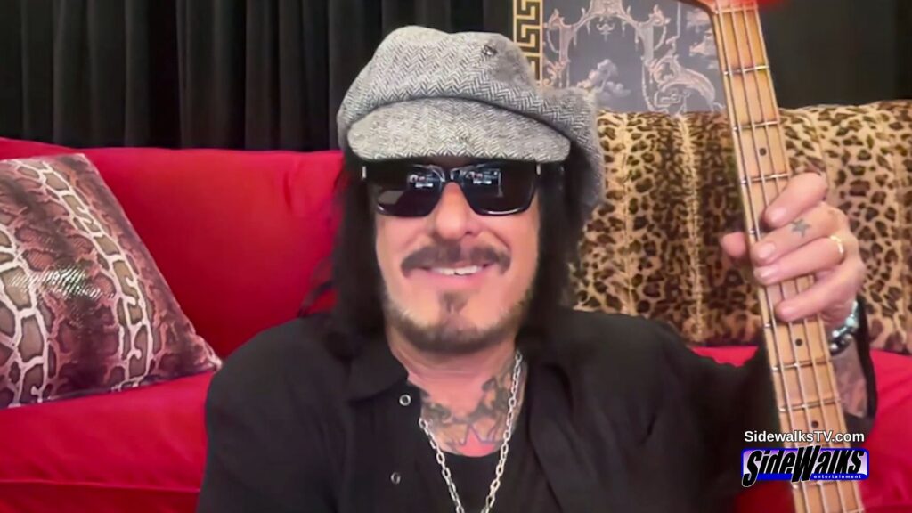 Mötley Crüe's Nikki Sixx smiling